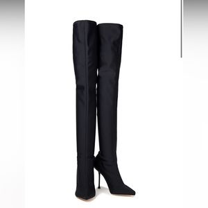 Sergio Rossi Scuba Thigh High Boots size 40